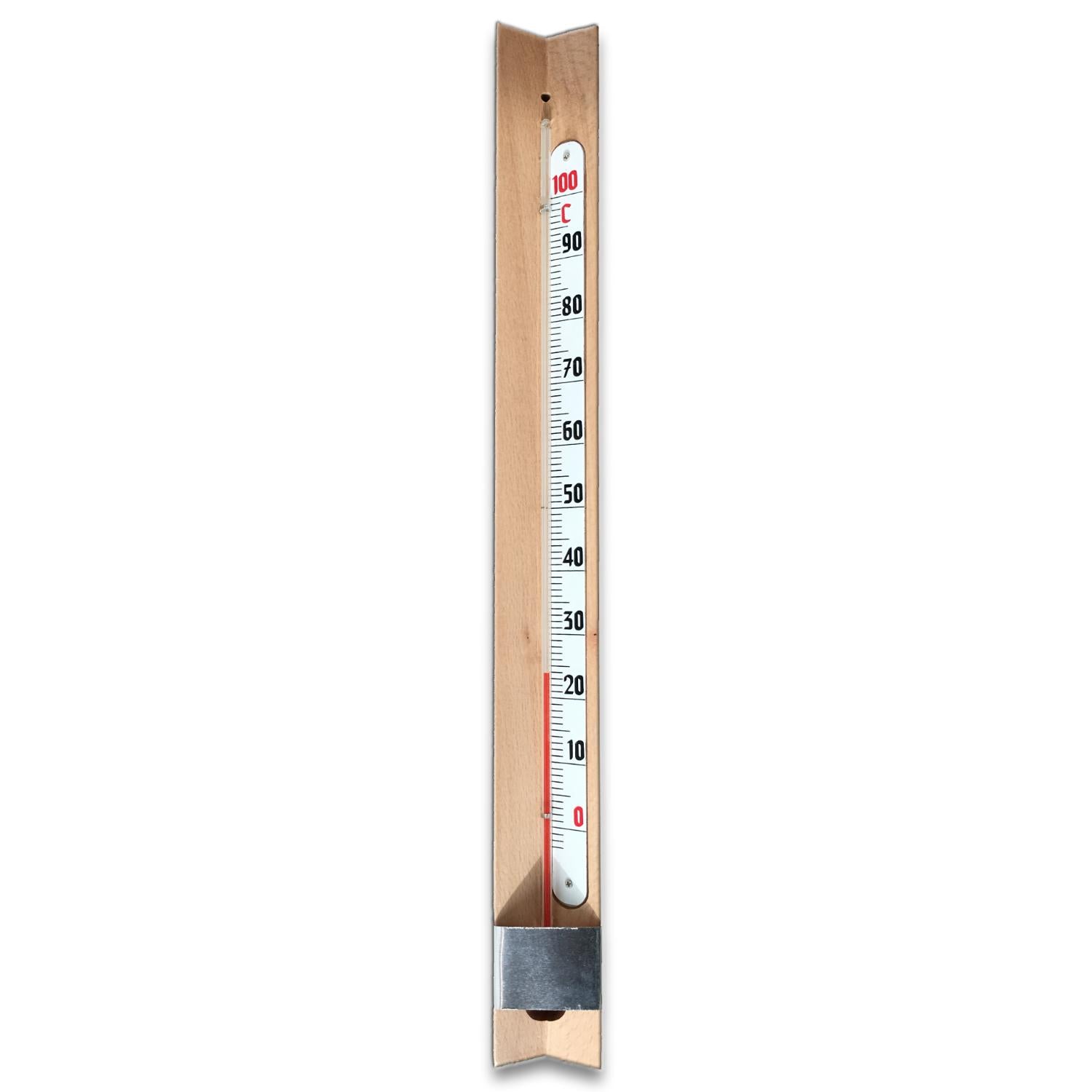 Buchenholzthermometer 0 - 100 °C - 40 cm