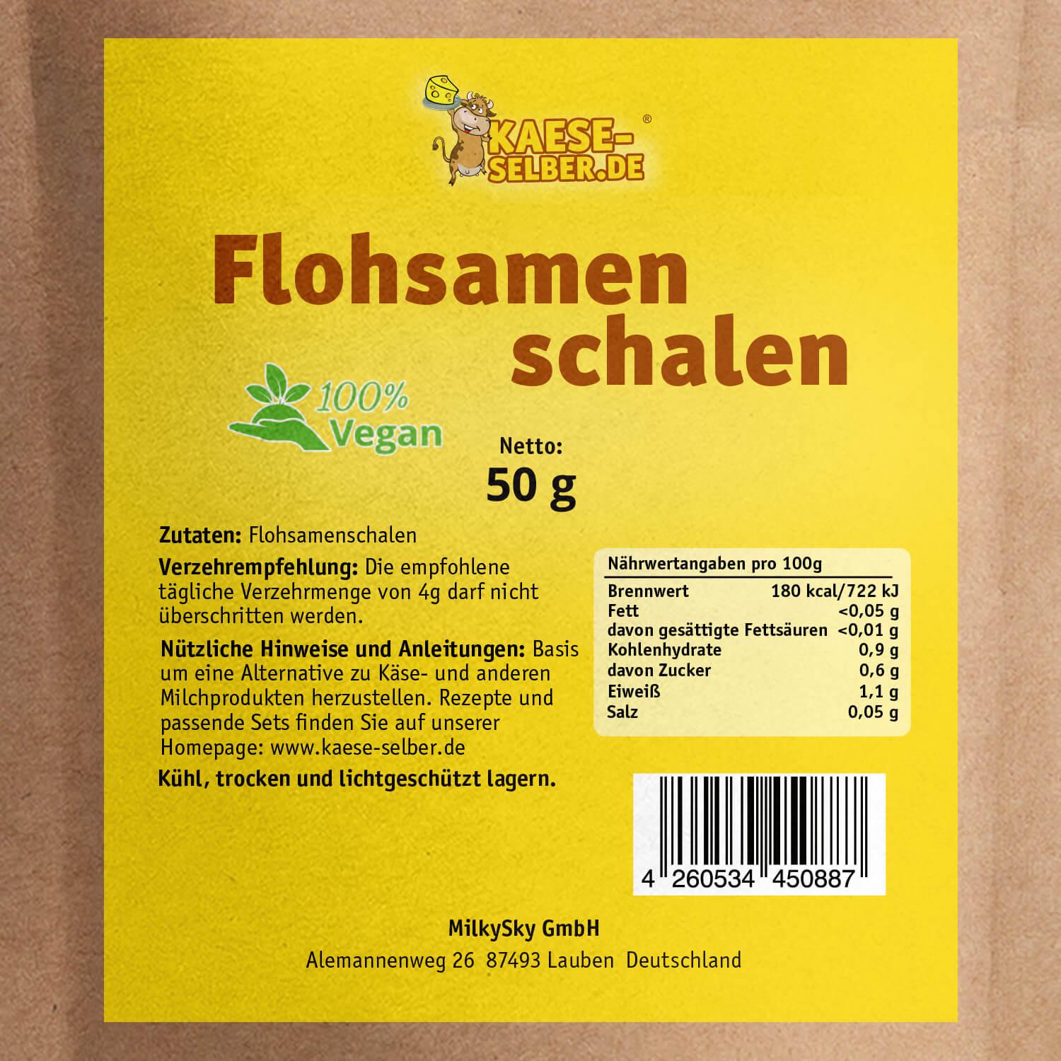 Flohsamenschalen 50 g