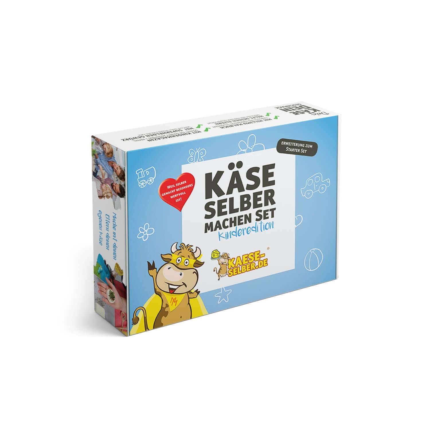 Käse selber machen Set Kinderedition - BLAU