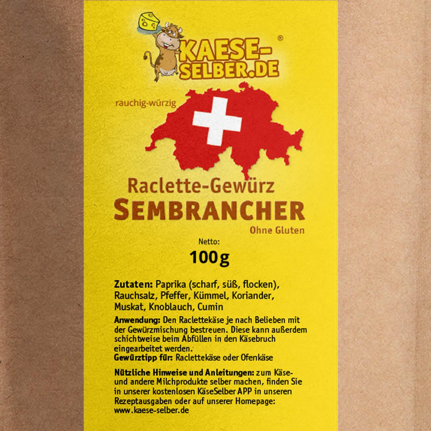 Raclette-Gewürz Sembrancher 100 g